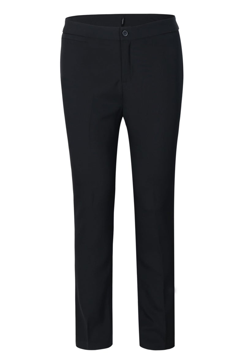 YUNCLOS Women's Elegant Business 2 Piece Office Lady Suit Set Work Blazer Pant Black - Image 4